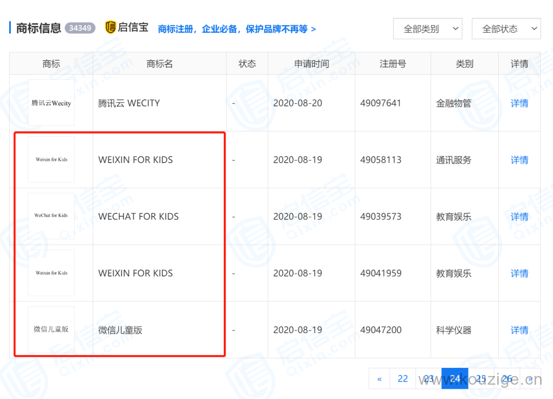 微信或推出儿童版,最新消息微信儿童版商标曝光