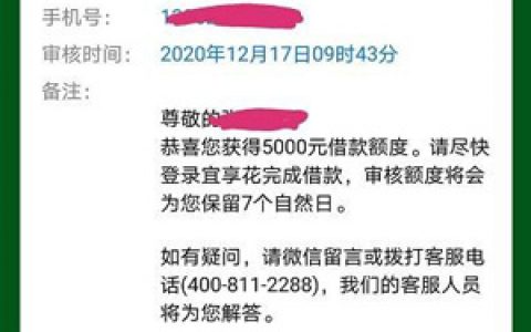 宜享花贷款怎么样?申请容易通过上征信吗