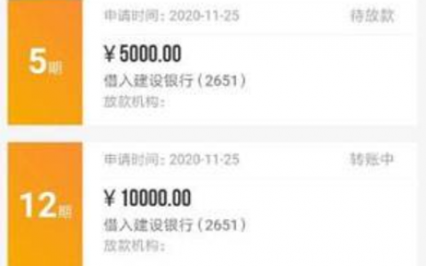 网上最容易审核的借钱,比较方便的小额贷款