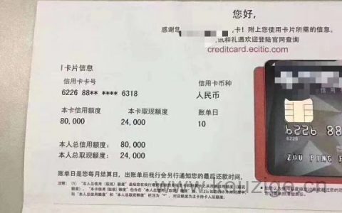 中信银行信用卡权益、额度、年费、申请条件