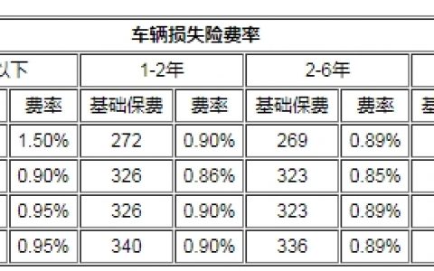 车辆损失险保费怎么计算（计算方式如下）