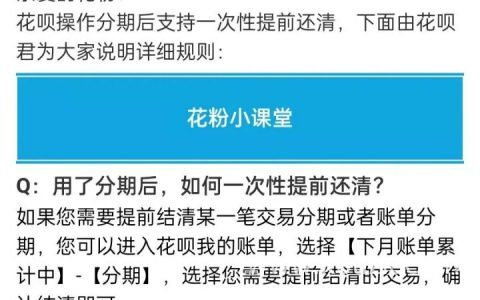 花呗怎么还利息少，蚂蚁花呗提前还款利息