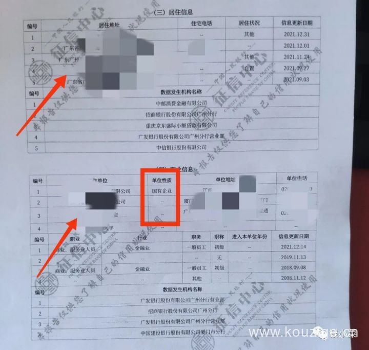 征信报告怎么看有没有问题，个人征信报告图解-4