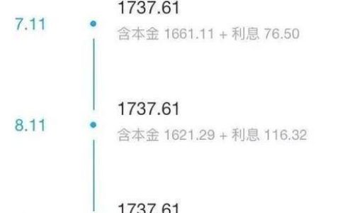 借呗先息后本提前还款利息怎么算？